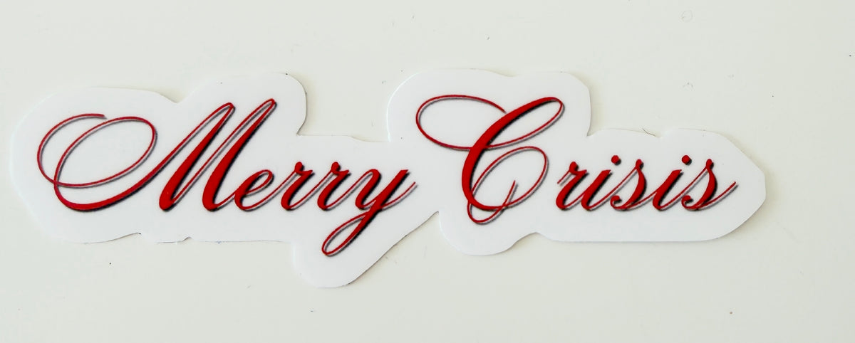 Sticker Merry Crisis