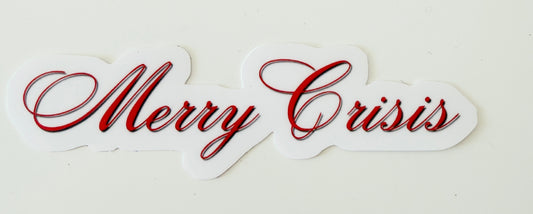 Sticker Merry Crisis