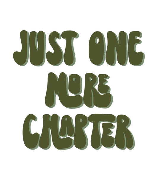 Sticker Just one more chapter