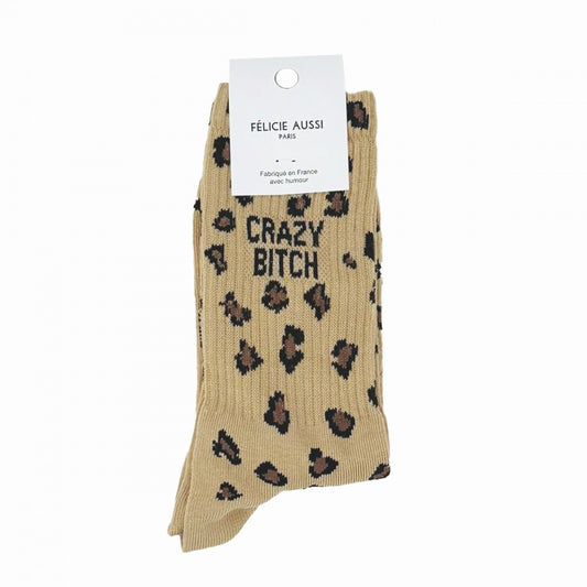 Socken Crazy Bitch Leo von Felicie Aussi 36-40
