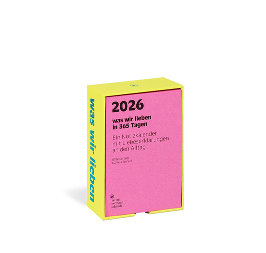 was wir lieben 2026 ein Notizkalender