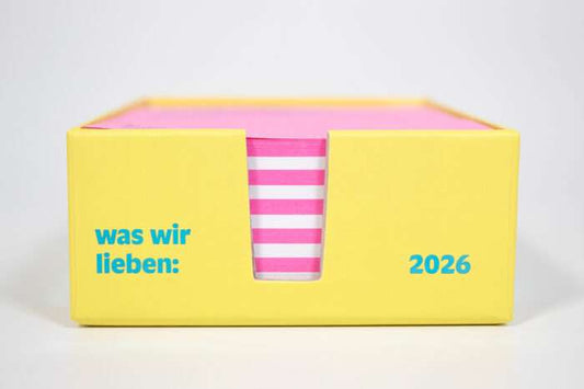 was wir lieben 2026 ein Notizkalender