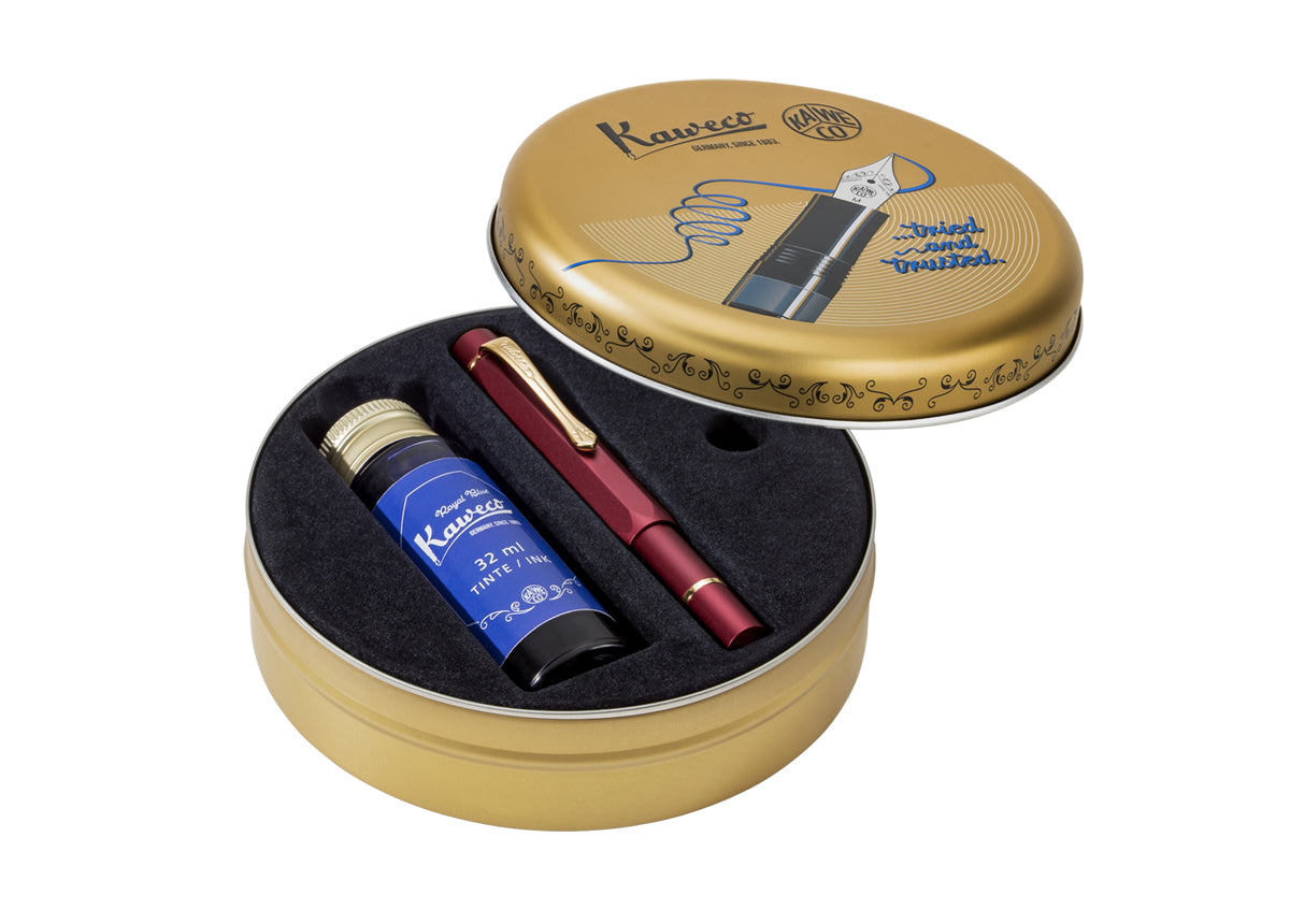 Kaweco Kolbenfüller Piston Sport AL bordeaux Feder M
