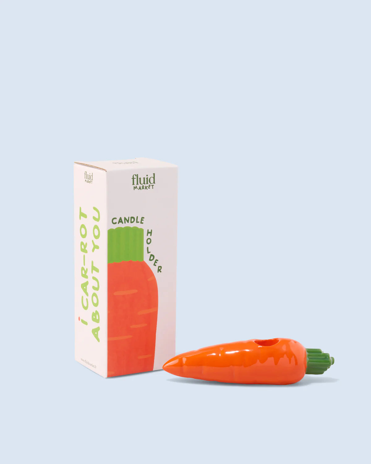 Kerzenhalter Karotte Fluid Market