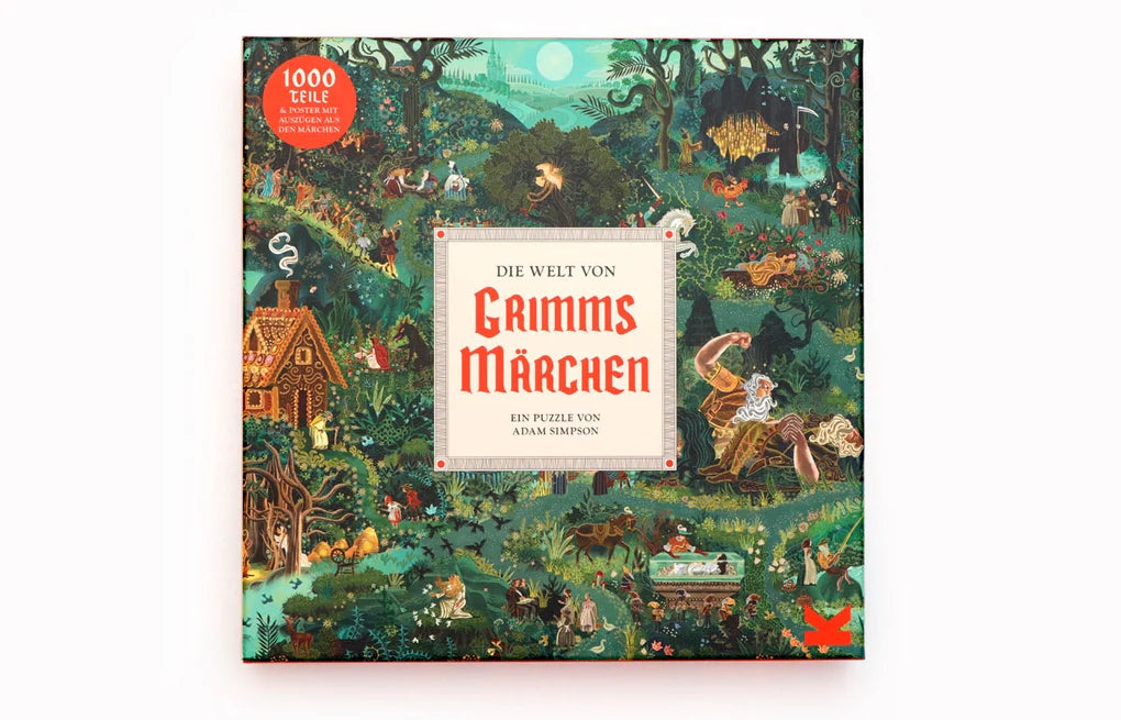 Puzzle Die Welt von Grimms Märchen 1000 Teile - Laurence King