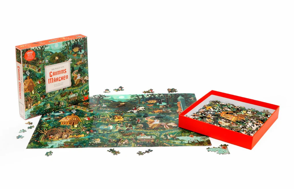 Puzzle Die Welt von Grimms Märchen 1000 Teile - Laurence King