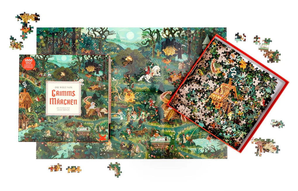 Puzzle Die Welt von Grimms Märchen 1000 Teile - Laurence King