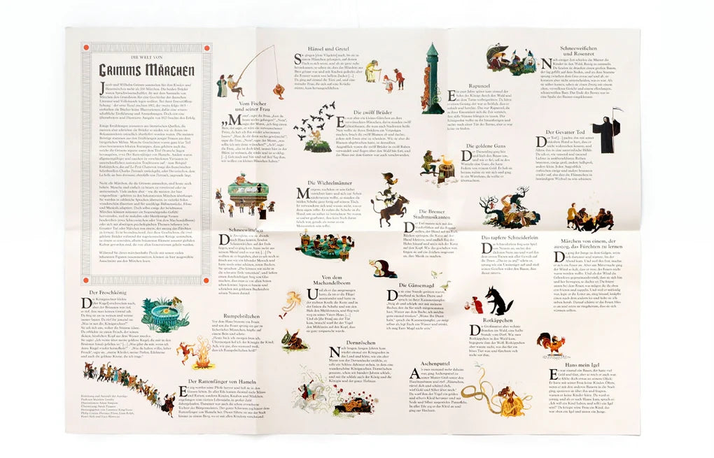 Puzzle Die Welt von Grimms Märchen 1000 Teile - Laurence King