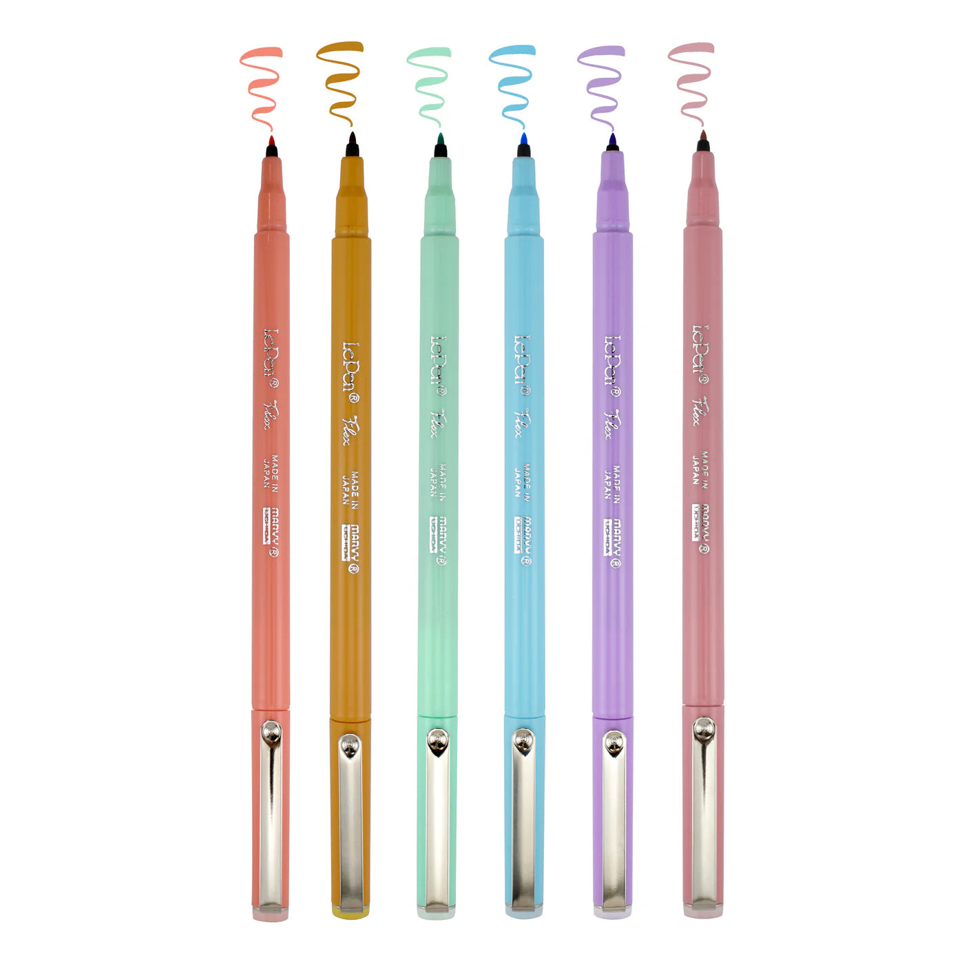 Le Pen flex Brushpen pastel - Marvy Uchida