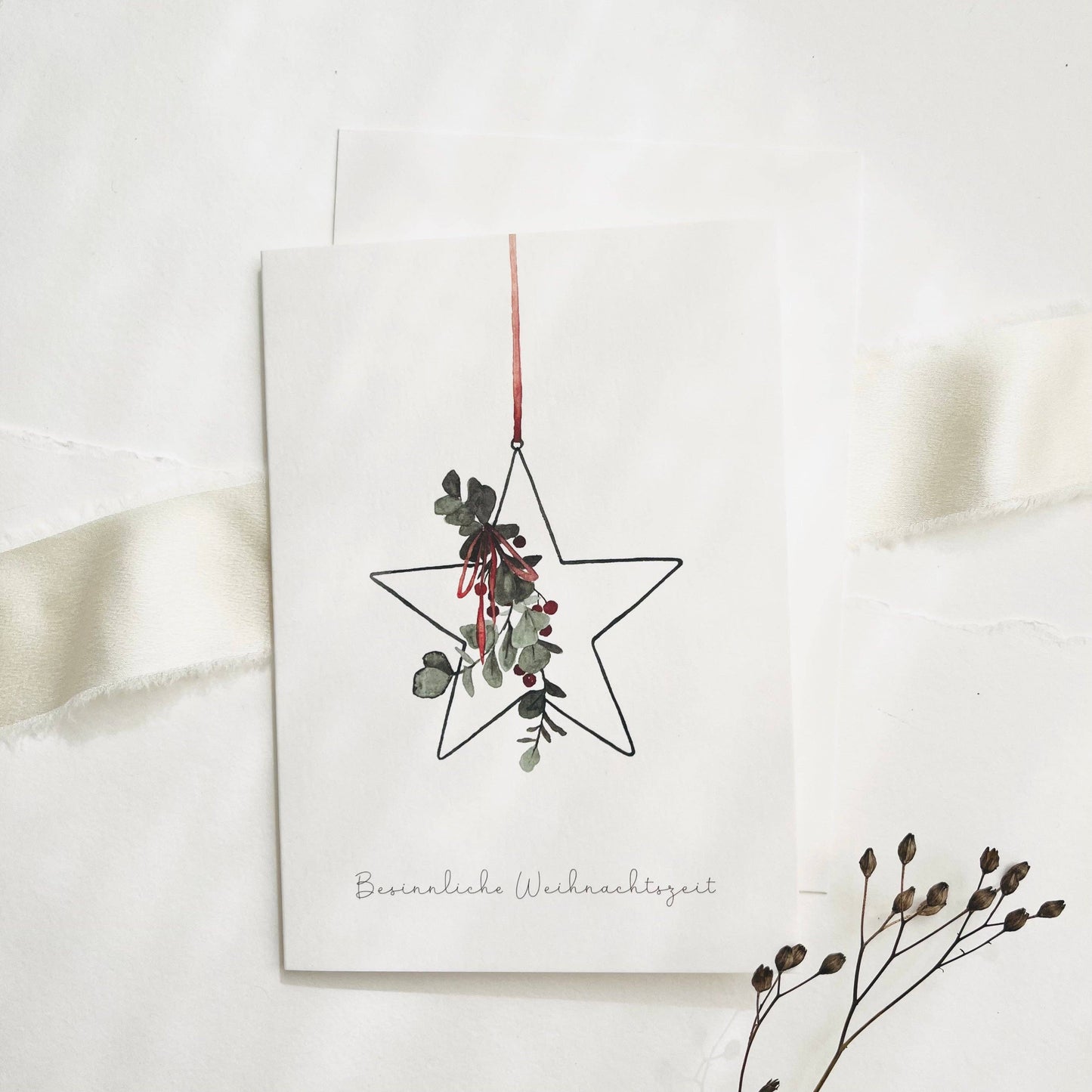 Weihnachtskarte · Besinnliche Weihnachtszeit Leo La Douce