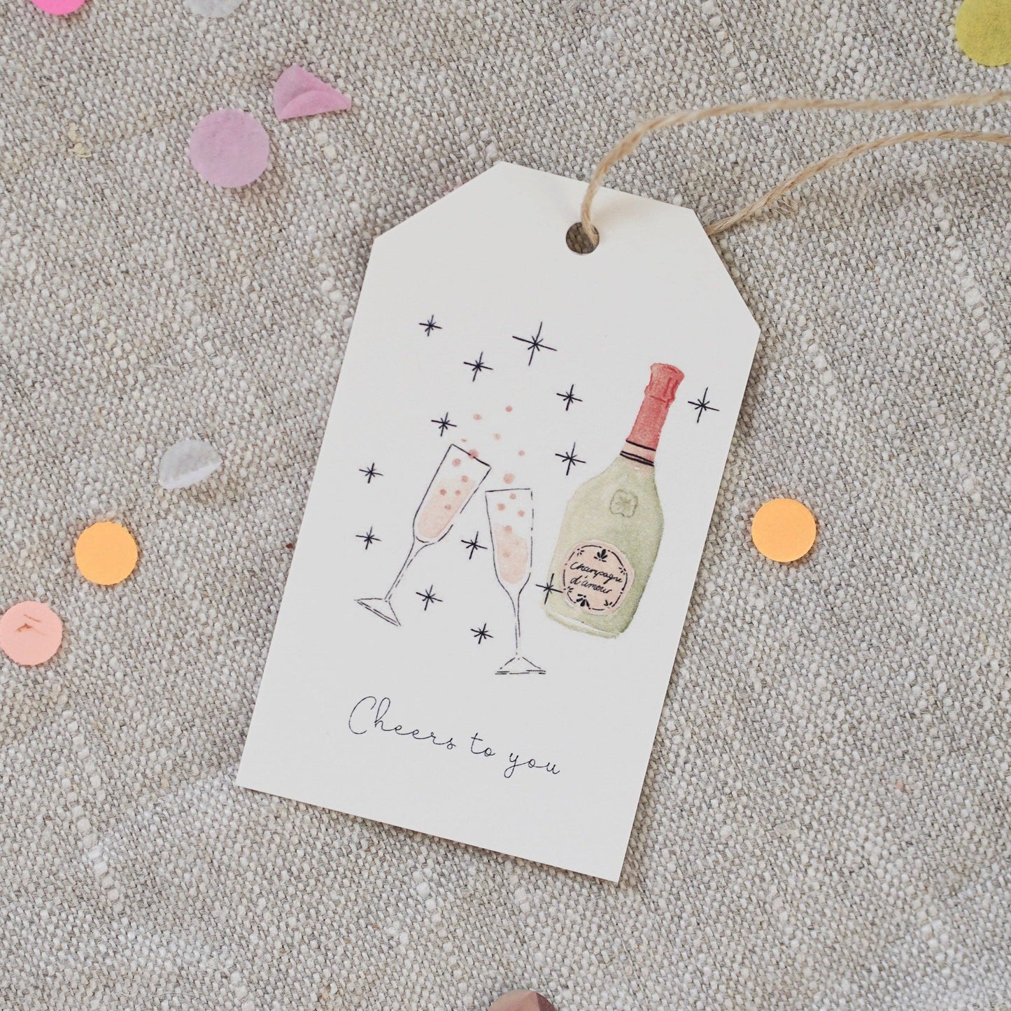 Geschenkanhänger · Spring Bouquet Leo La Douce