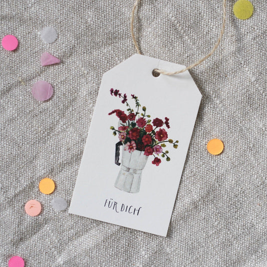 Geschenkanhänger · Espresso Bouquet | Für dich Leo La Douce