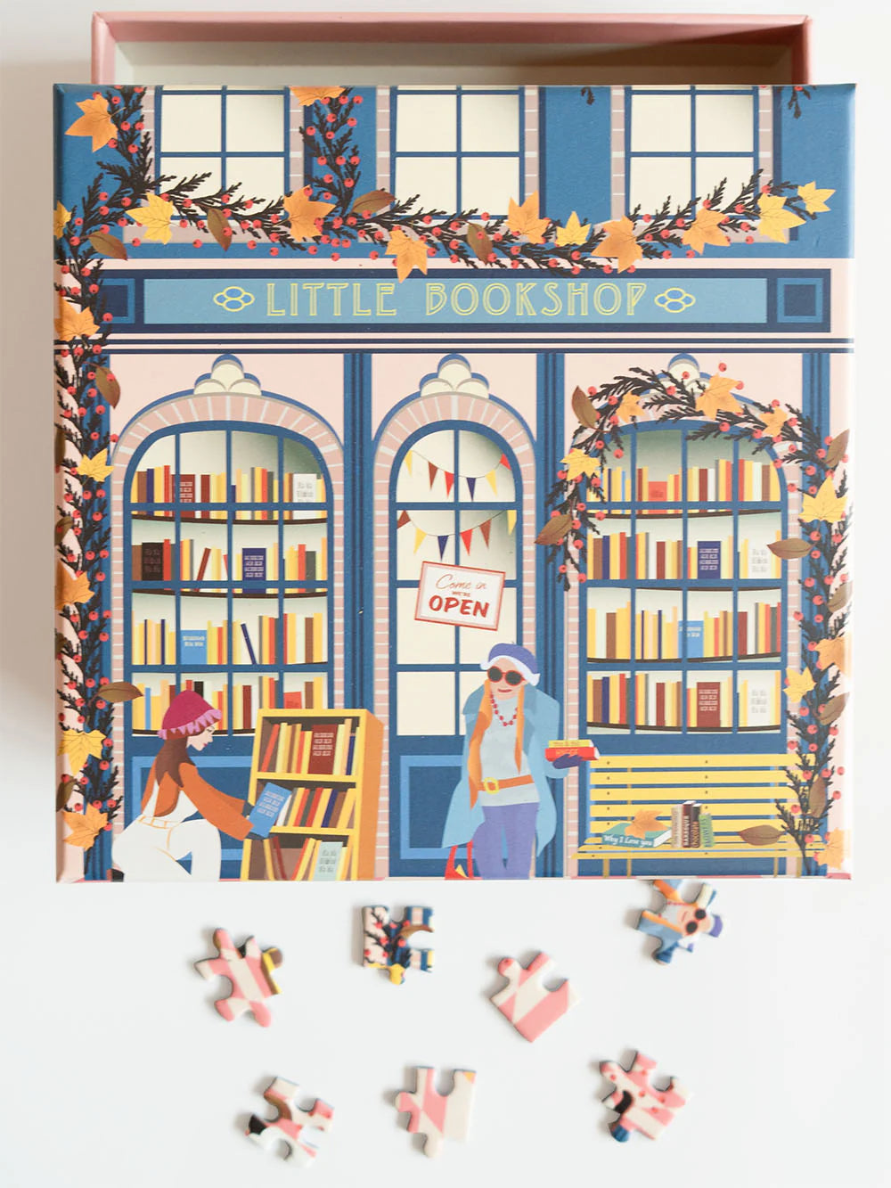 Puzzle Bookshop 150 Teile - Vissevasse