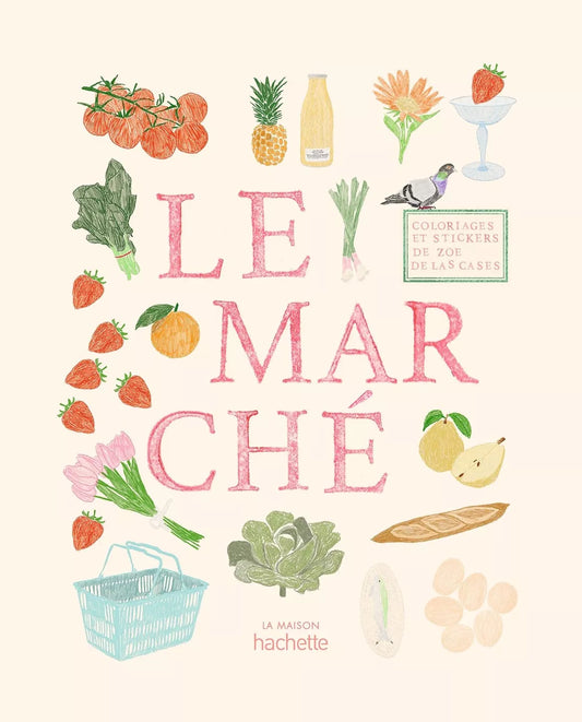 Mal- und Stickerbuch Garten Le Marche - Hachette