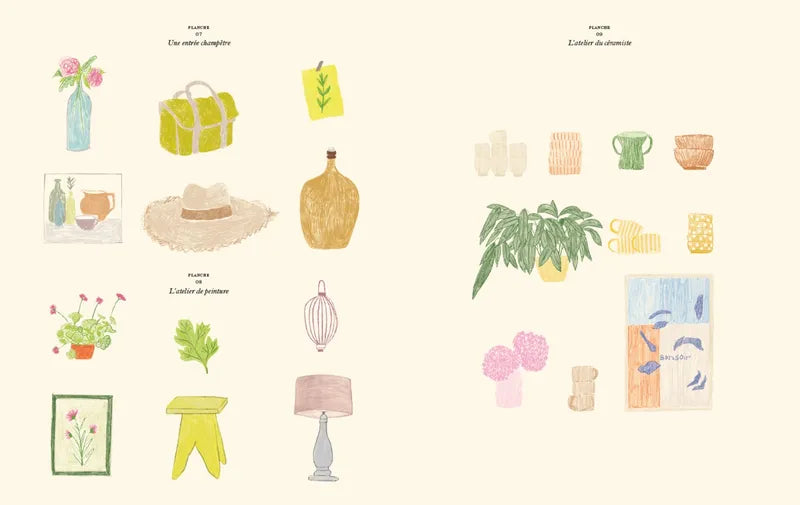 Mal- und Stickerbuch La Maison - Hachette