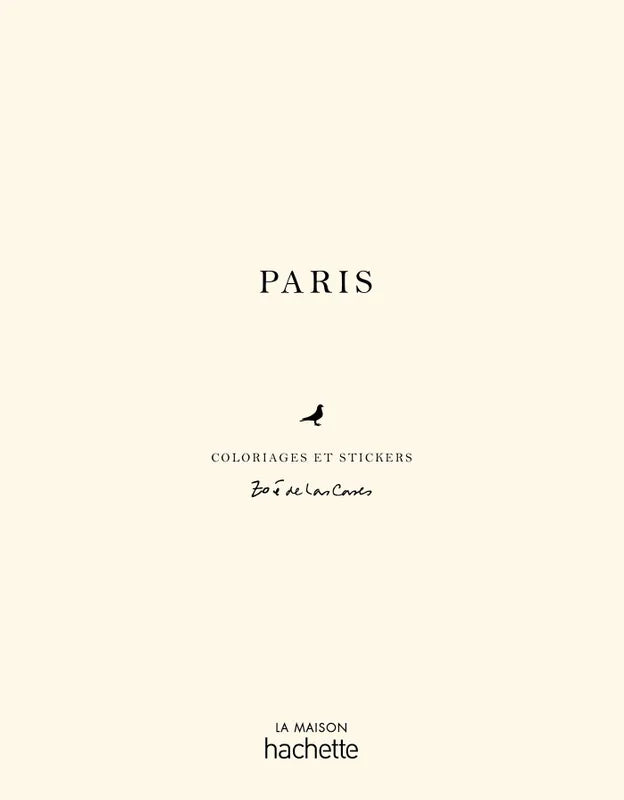 Mal- und Stickerbuch Paris - Hachette