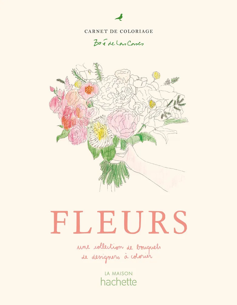 Malbuch Blumen von Zoé de Las Cases - Hachette
