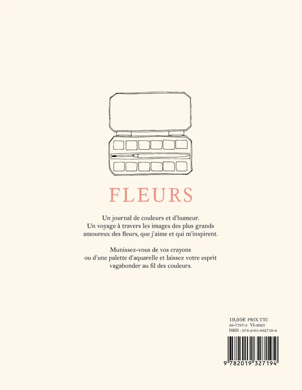 Malbuch Blumen von Zoé de Las Cases - Hachette