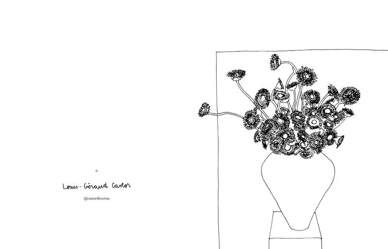 Malbuch Blumen von Zoé de Las Cases - Hachette