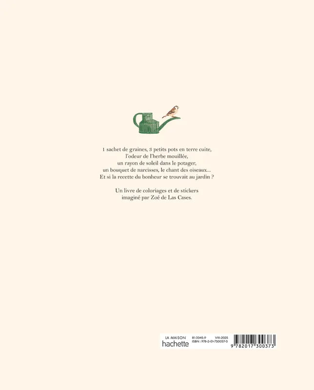 Mal- und Stickerbuch Garten Le Jardin - Hachette