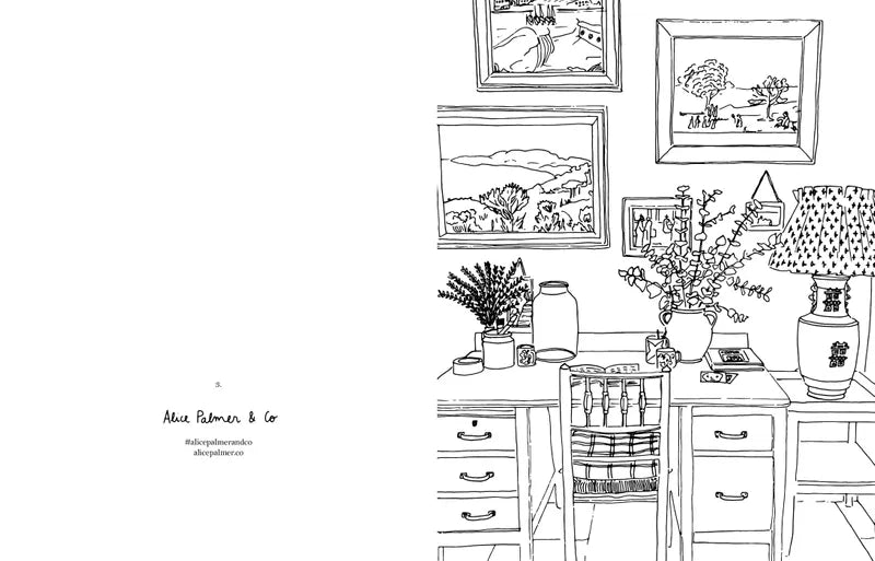 Malbuch Interieurs von Zoé de Las Cases - Hachette