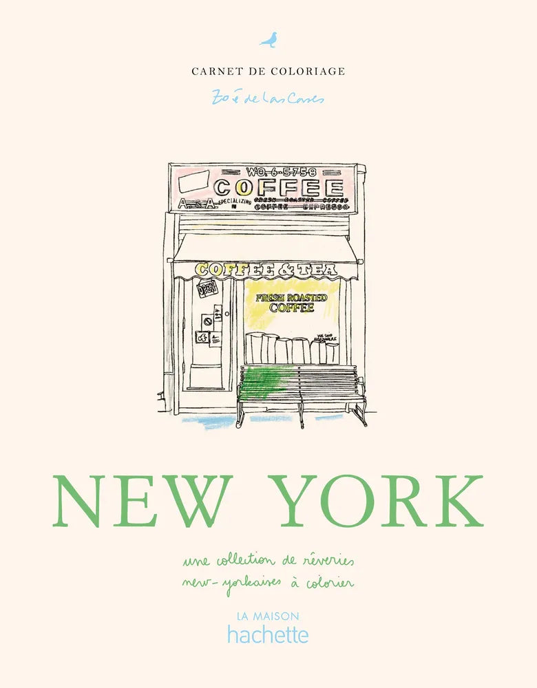 Malbuch New York von Zoé de Las Cases - Hachette