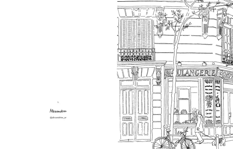 Malbuch Paris von Zoé de Las Cases - Hachette