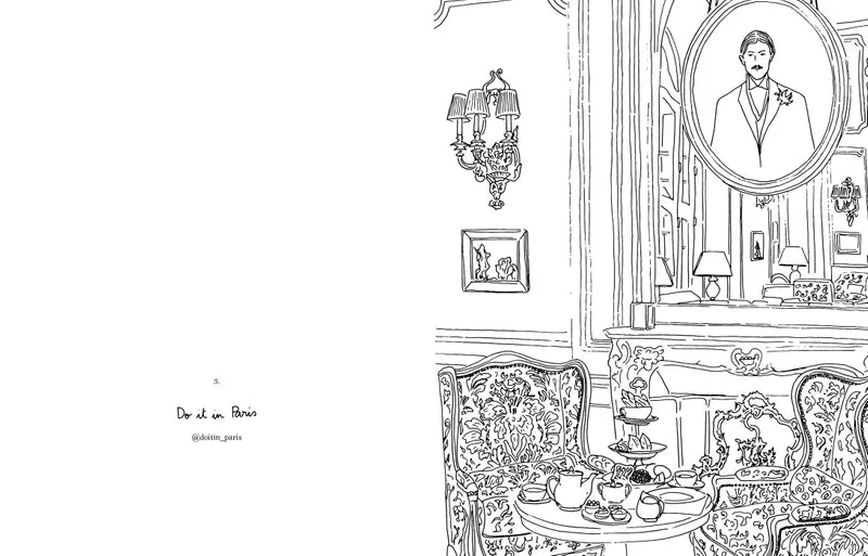 Malbuch Paris von Zoé de Las Cases - Hachette