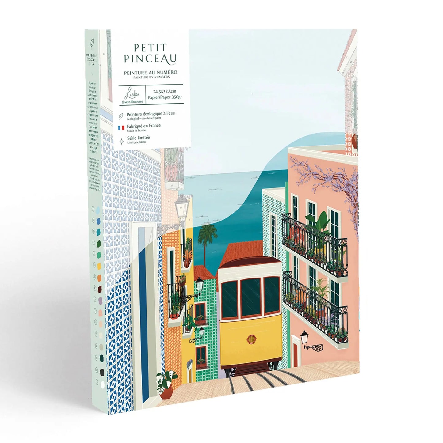 Malen nach Zahlen - Lissabon von Vero Illustrates