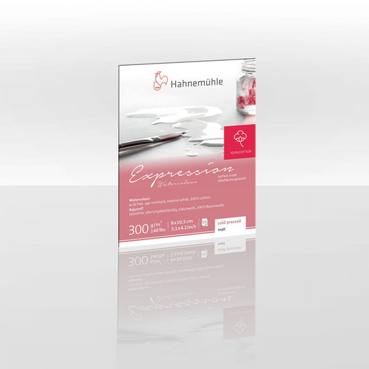 Miniblock Expression Aquarellpapier - Hahnemühle