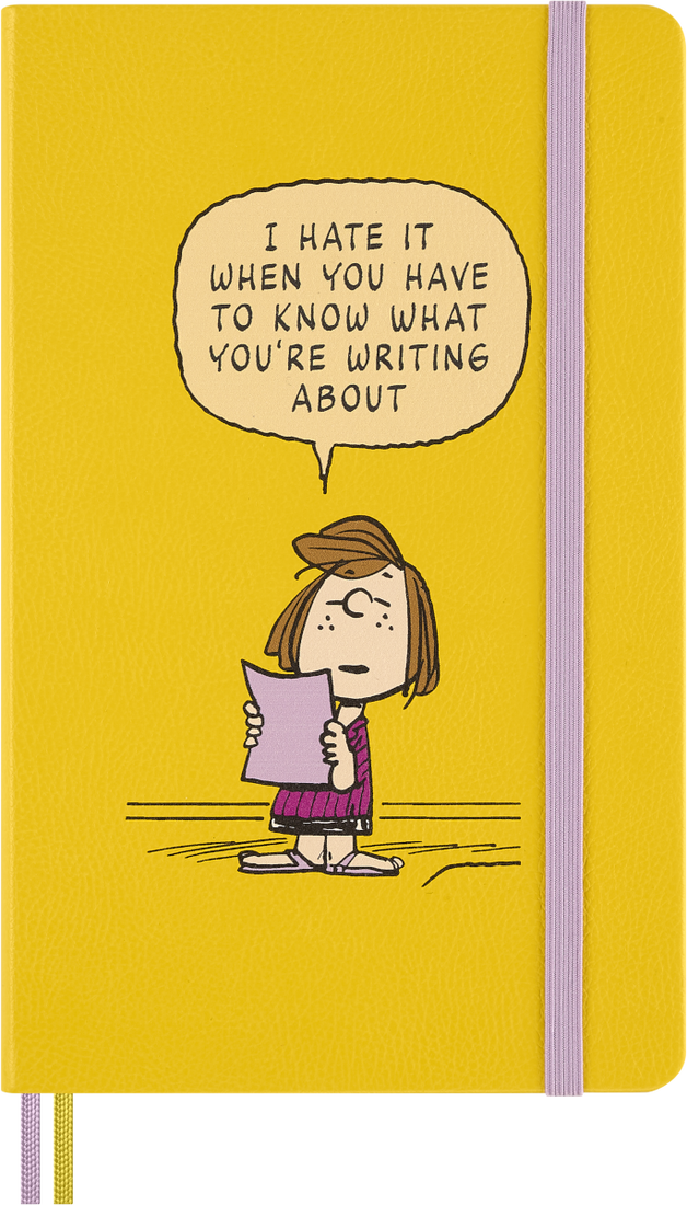 Peanuts Notizbuch gelb - Moleskine