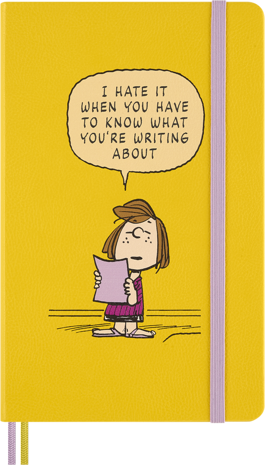 Peanuts Notizbuch gelb - Moleskine