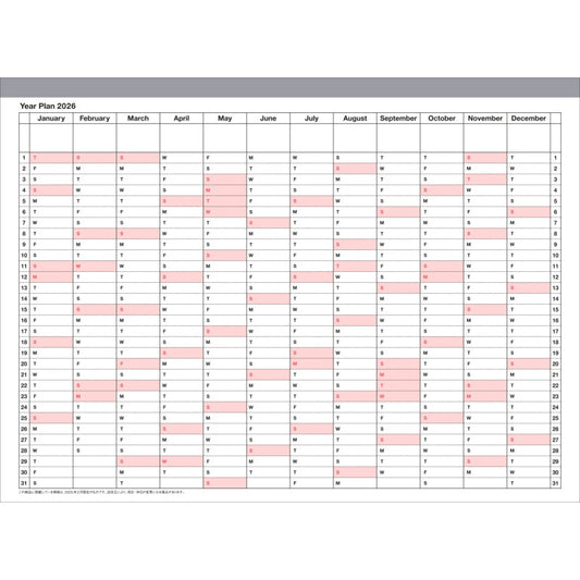 Monthly Planner M 2026 verschiedene Farben - Mark‘s