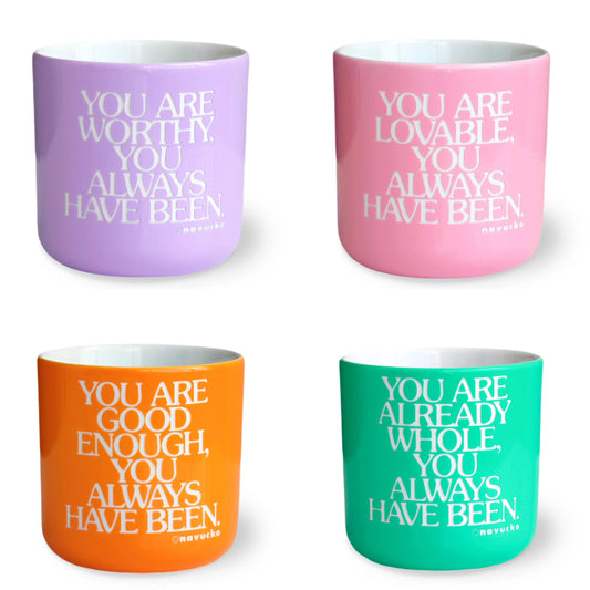 Porzellanbecher selflove limited edition - Navucko