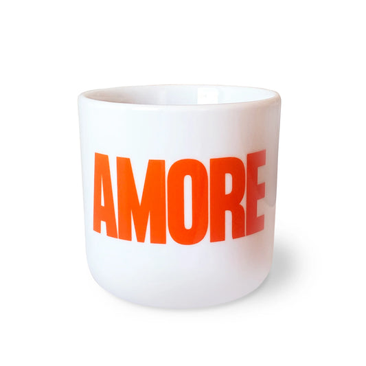 Porzellanbecher AMORE rot - Navucko