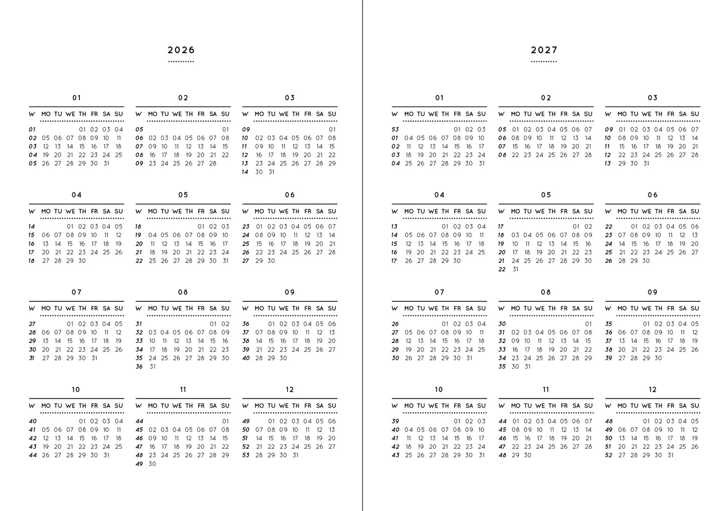Kalender 2026 - Navucko