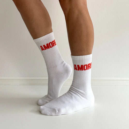 AMORE Socken rot - Navucko