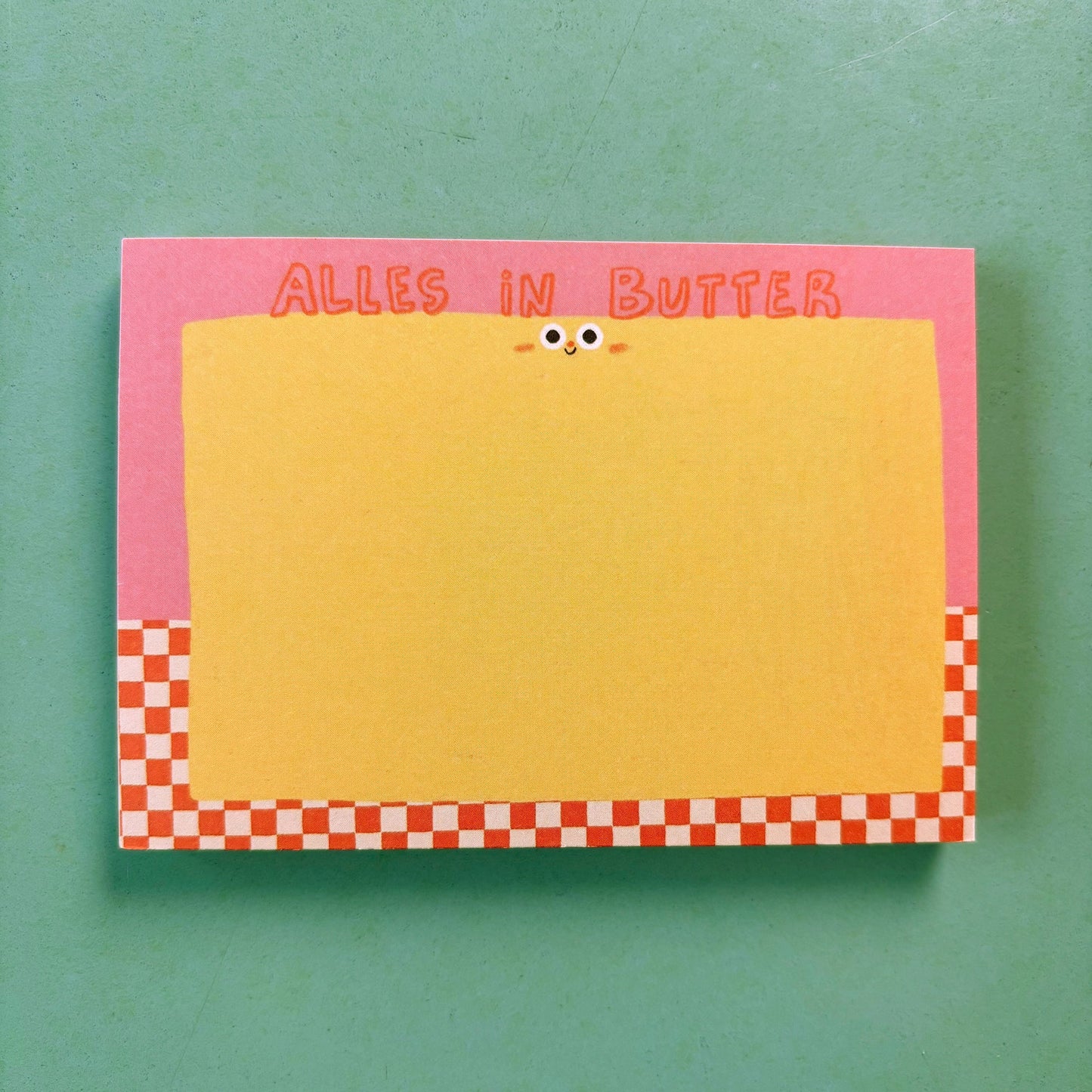 Notizblock Alles in Butter Slinga Illustration