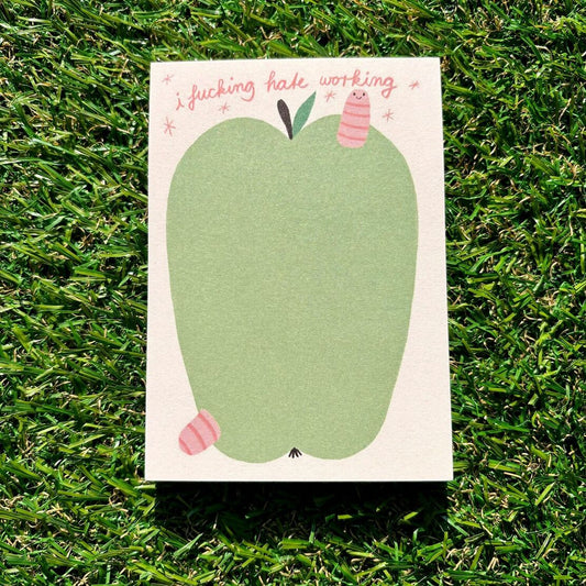 Notizblock Apple Slinga Illustration