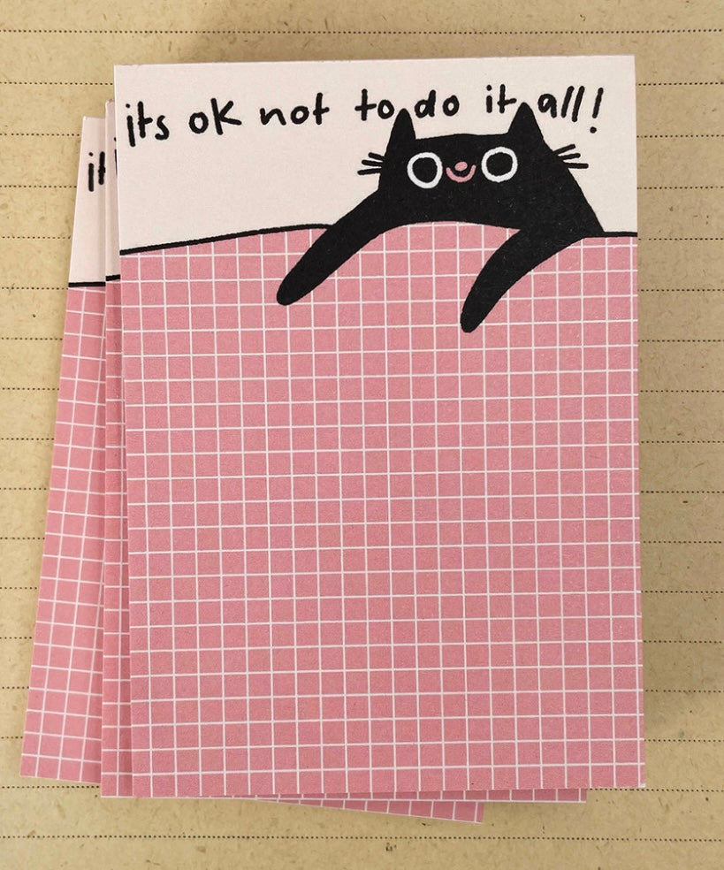 Notizblock it’s ok not to do it all Slinga Illustration