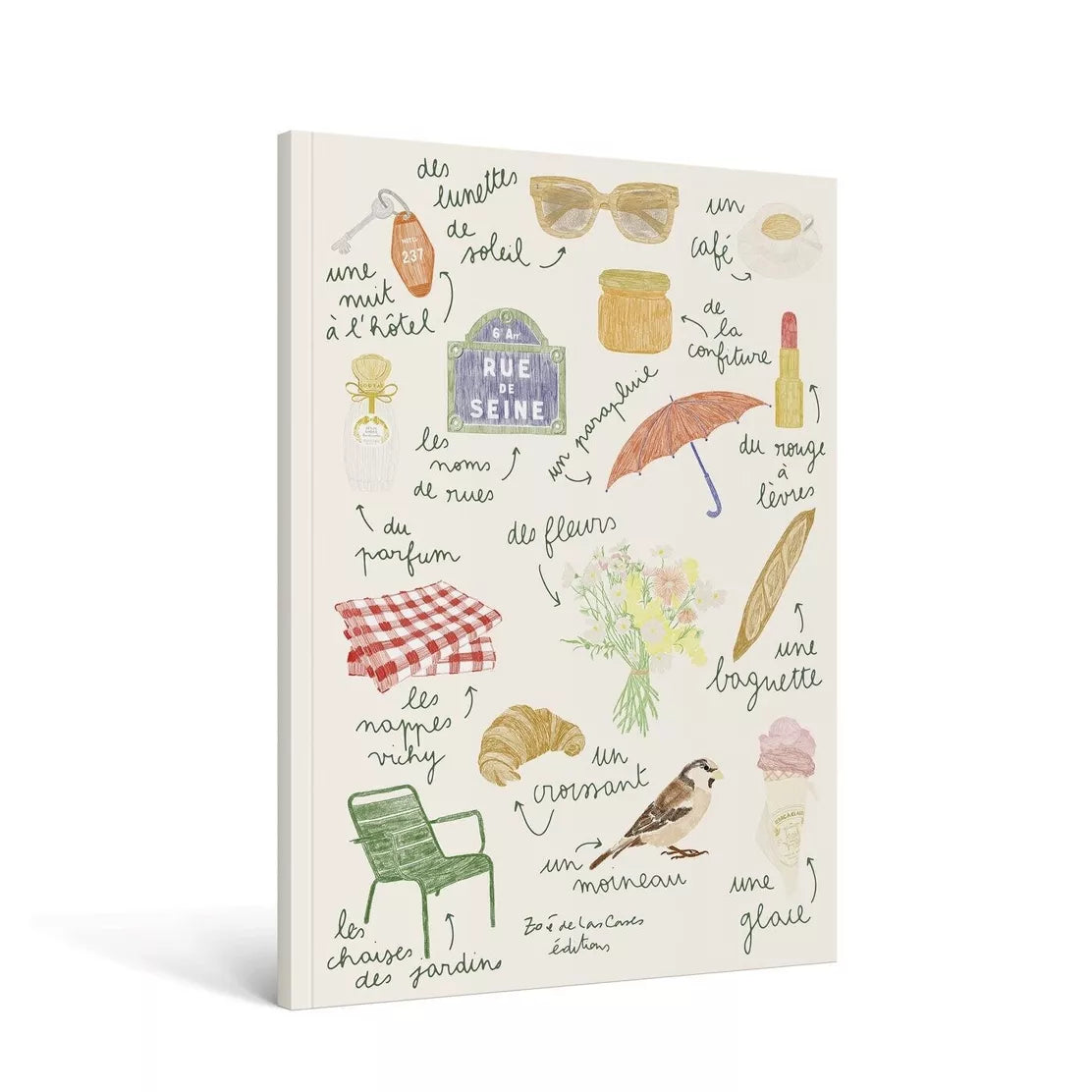 Notizbuch A4 Paris von Zoé de Las Cases - Hachette