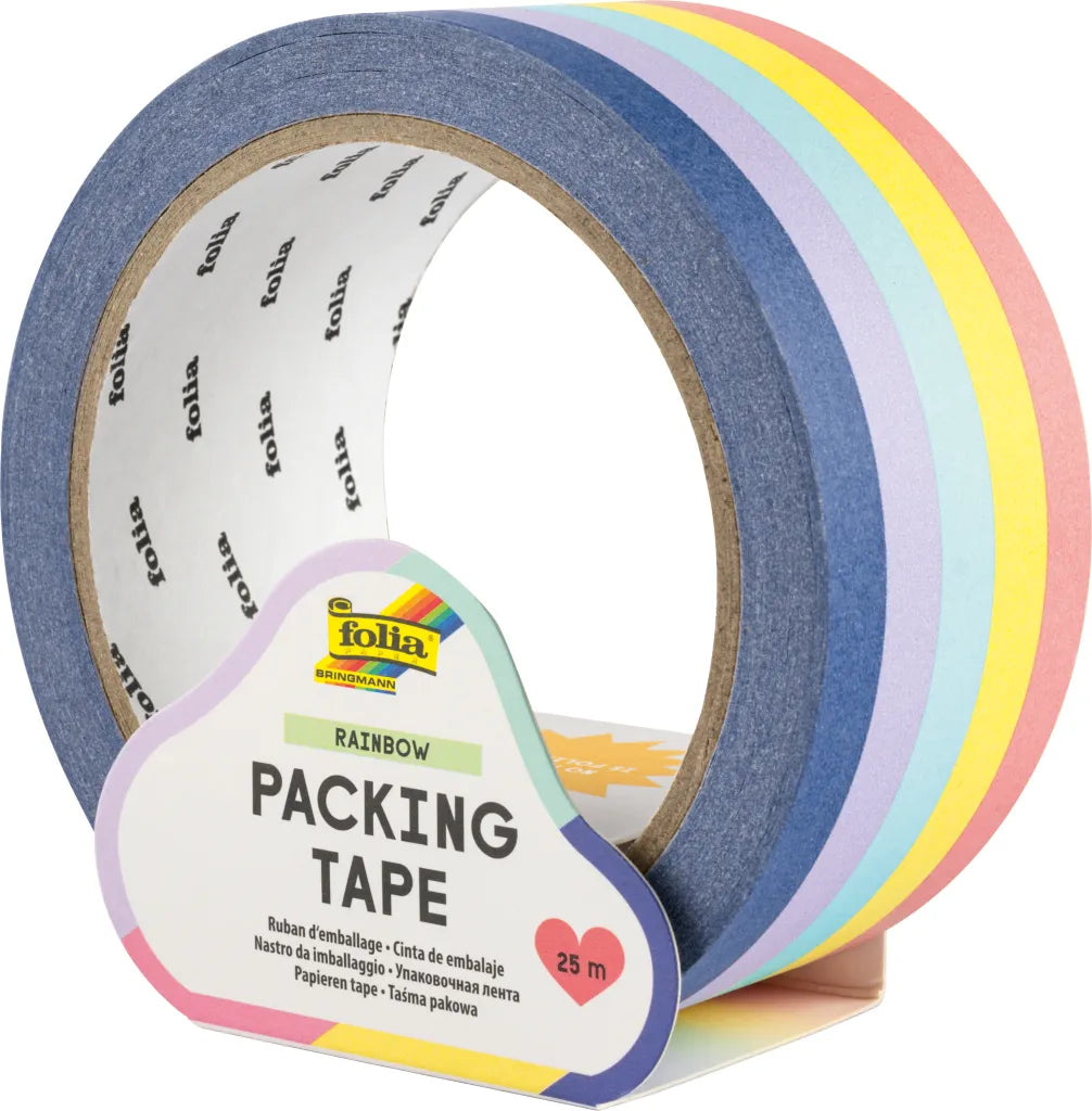 Paketklebeband Rainbow von Folia