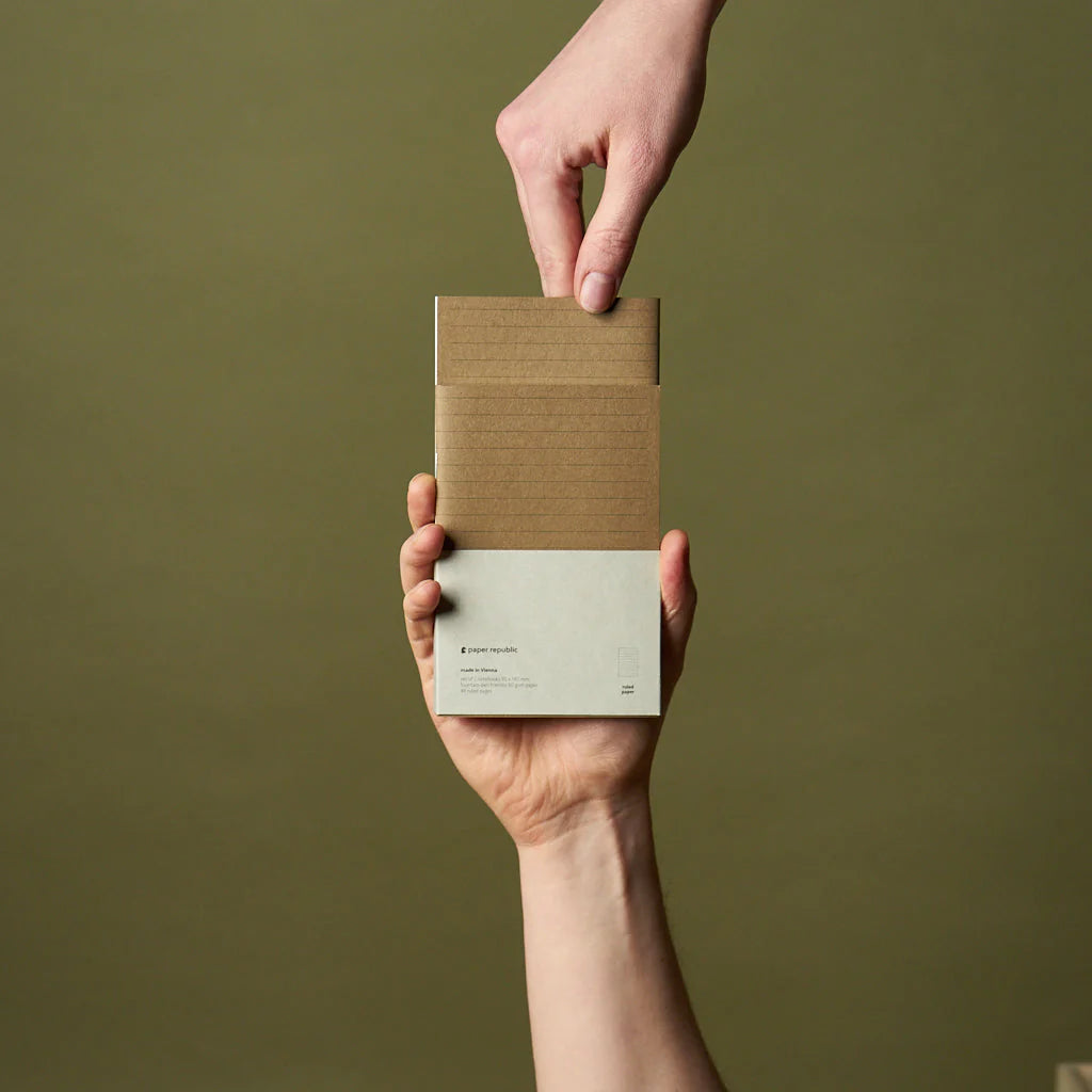 Paper Republic Notizheft 2er Set pocket – verschiedene Ausführungen
