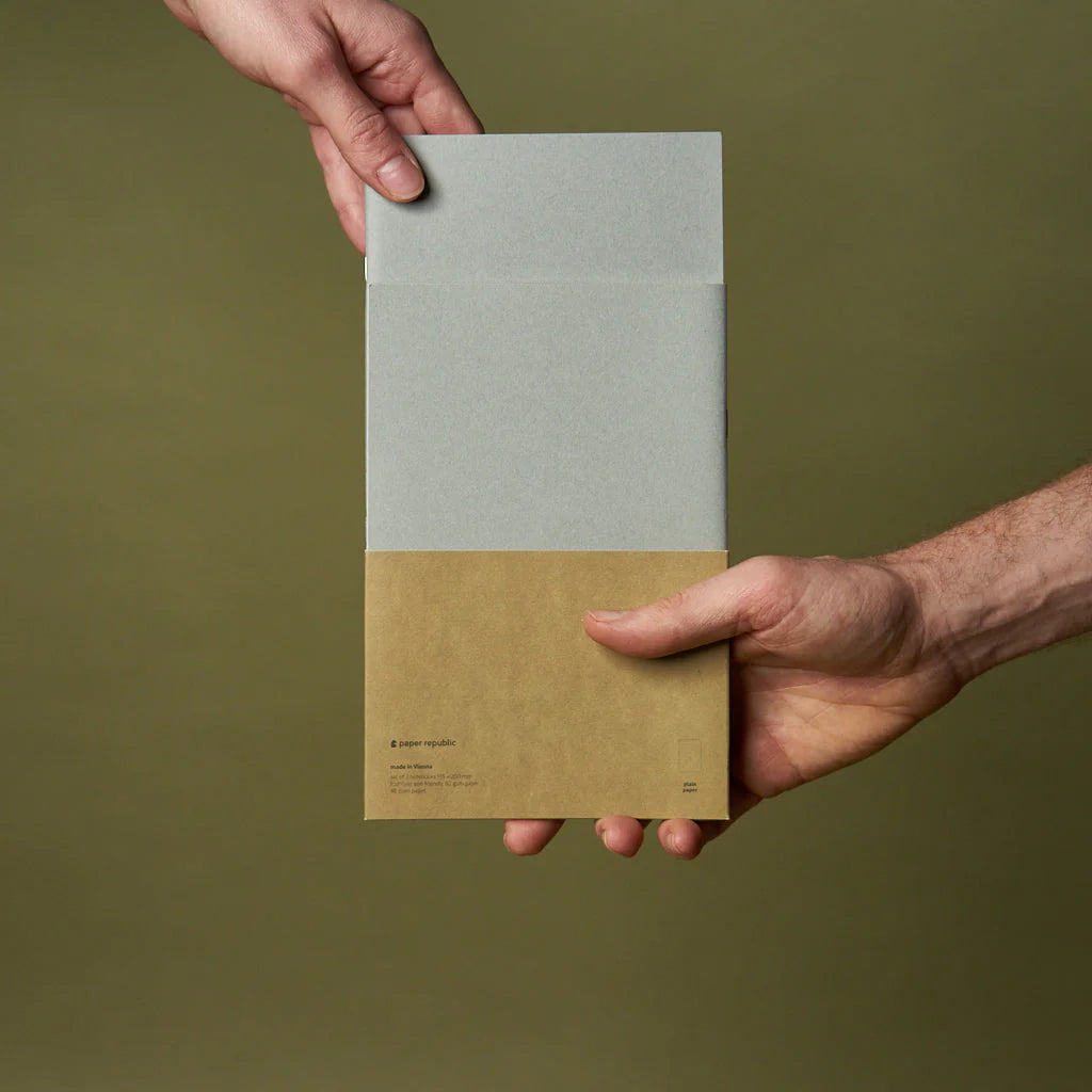 Paper Republic Notizheft 2er Set XL – verschiedene Ausführungen
