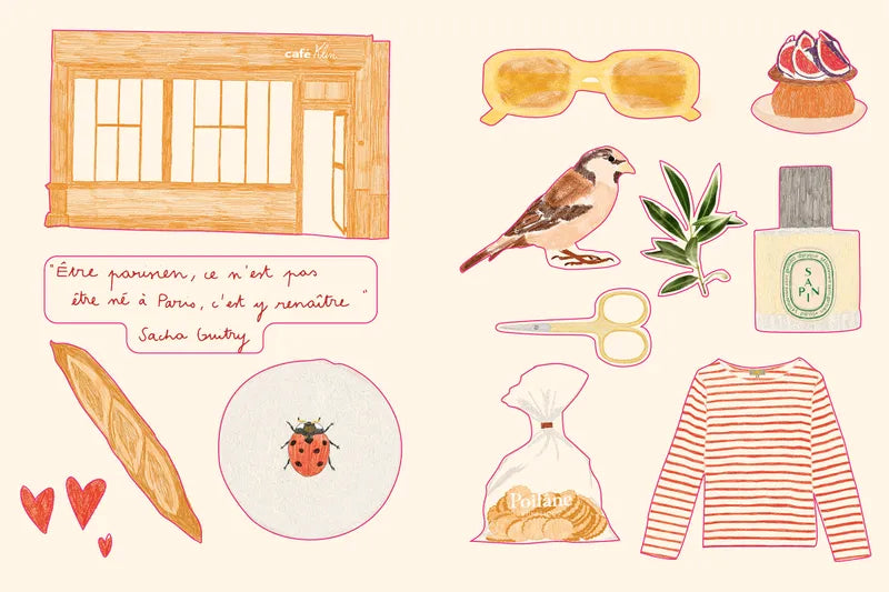 Paris Sticker Book - Hachette