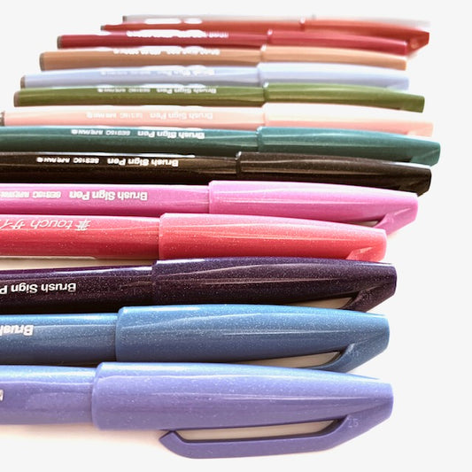 Pentel Sign Brush Pen - verschiedene Farben