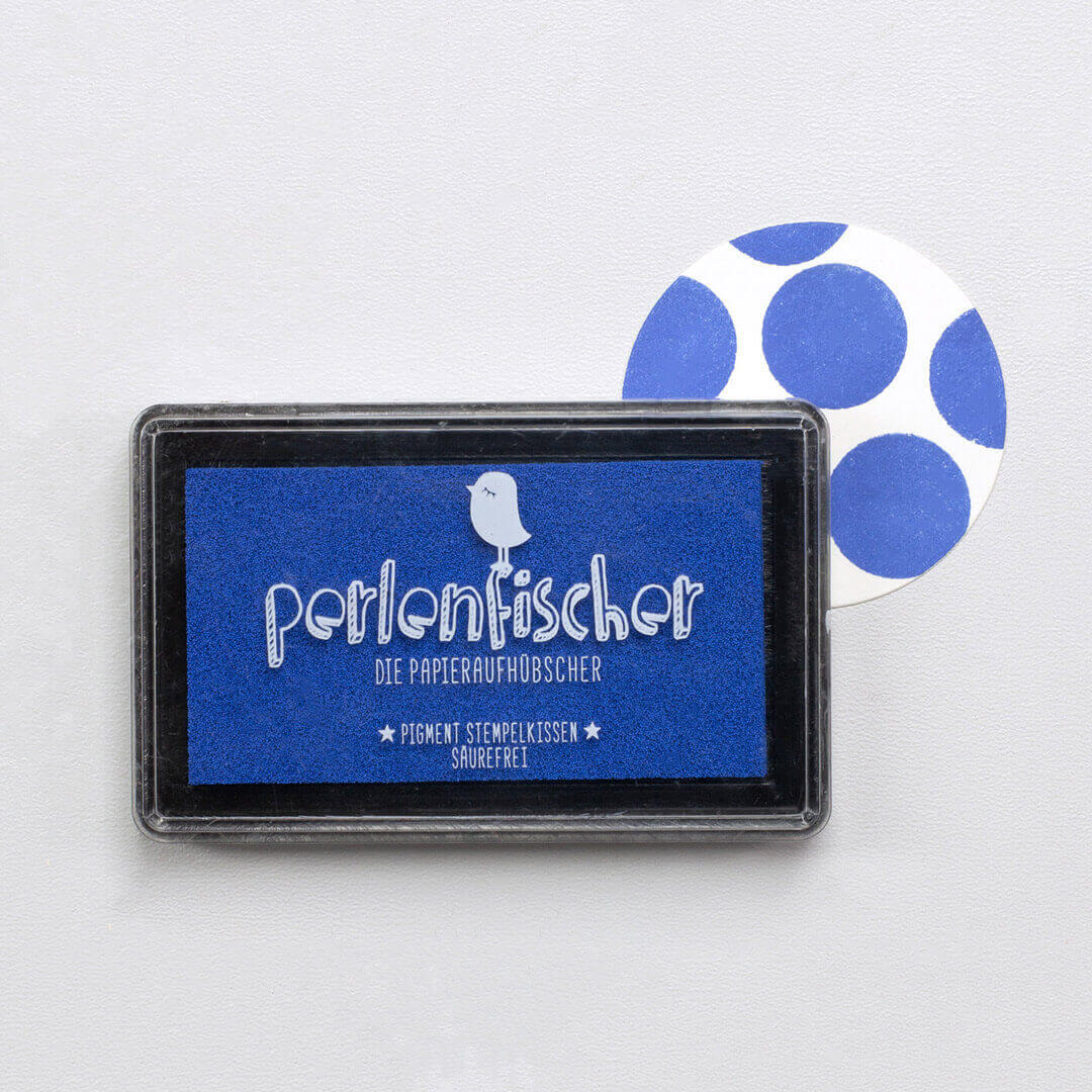 Perlenfischer Stempelkissen groß - verschiedene Farben