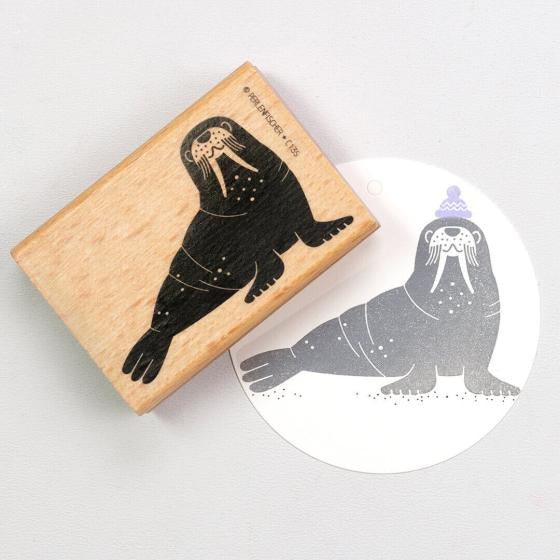 Stempel Walross Perlenfischer