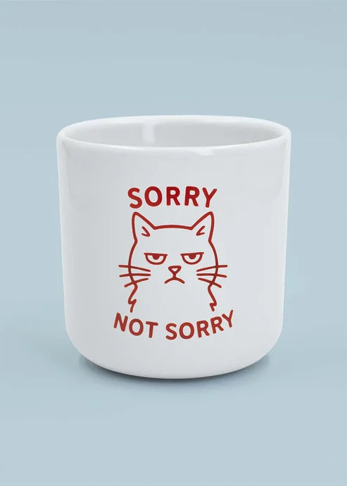 Porzellanbecher sorry - J. Clay