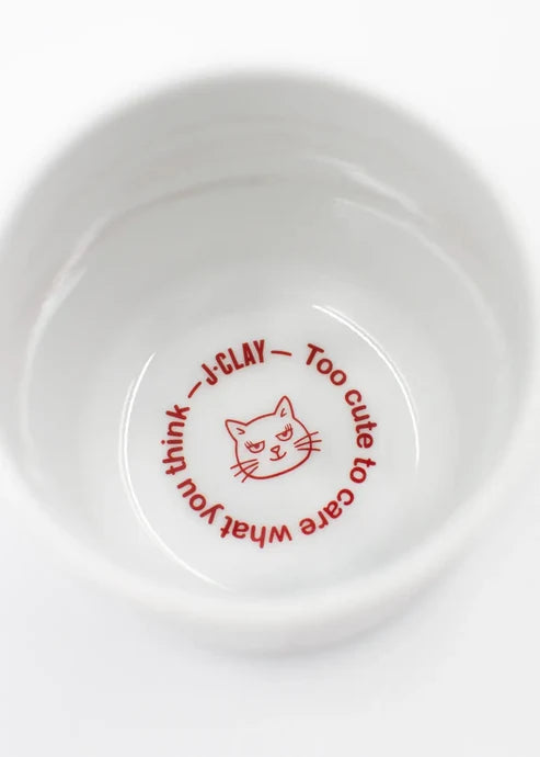 Porzellanbecher sorry - J. Clay